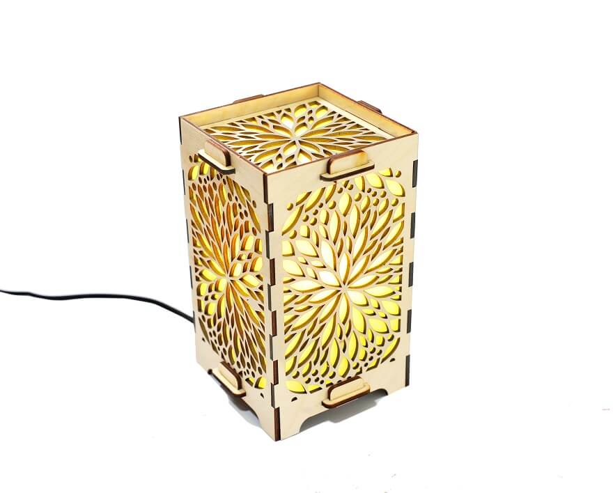 Long Distance Lamp with Flower for family and friends Tactus store